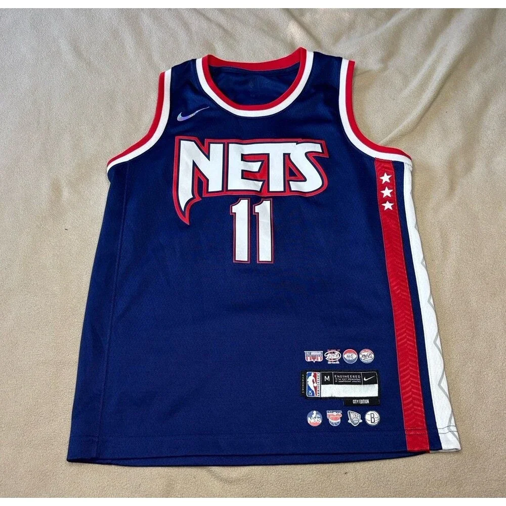 Kyrie Irving #11 Jersey Nike Brooklyn Nets Swingman City Edition Size Youth M